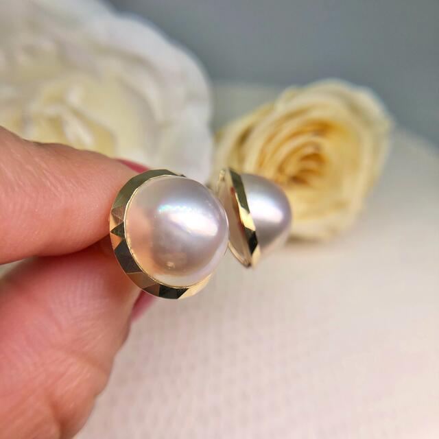 K18 マベパール ピアス | www.thestyledhouse.com.au