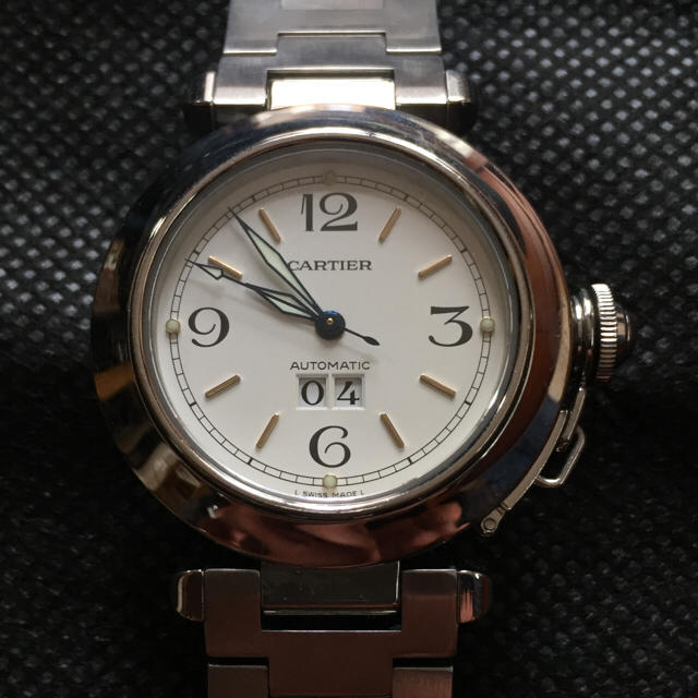 腕時計 年内限定値下げ【正規保証】カルティエ パシャC ビッグデイト ボーイズサイズ