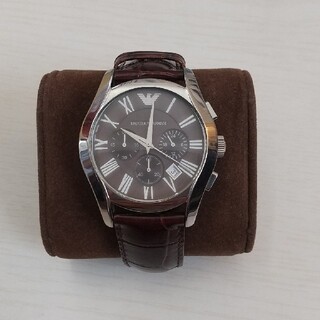 Emporio Armani - 正規品✨腕時計⌚️EA黒革ベルトの通販 by ゆきもも 