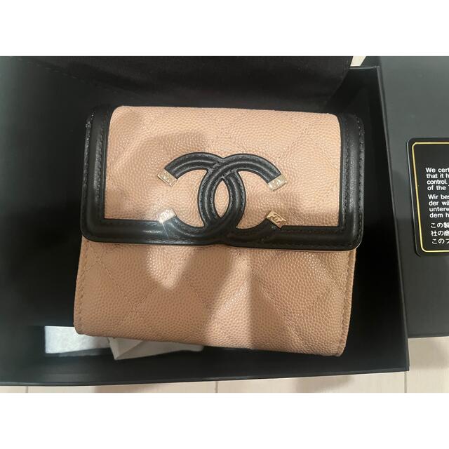 新品CHANELコンパクト財布????