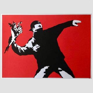 BANKSY “Love is in the Air” WCPリプロダクション(版画)