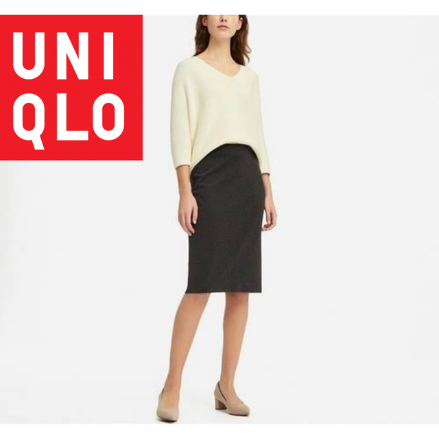 UNIQLO - ユニクロ UNIQLO ポンチペンシルスカート タイトスカート
