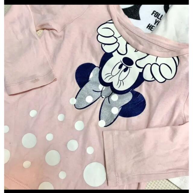 babyGAP(ベビーギャップ)の女の子 ロンT 3枚セット babygap 90 キッズ/ベビー/マタニティのキッズ服女の子用(90cm~)(Tシャツ/カットソー)の商品写真