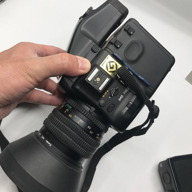 USTMamiya(マミヤ)のmamiya 645 pro 交換レンズ　その他豪華セット スマホ/家電/カメラのカメラ(フィルムカメラ)の商品写真