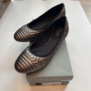 ロックポート(ROCKPORT)の【新品】ロックポート　キルティングレザーパンプス(ハイヒール/パンプス)