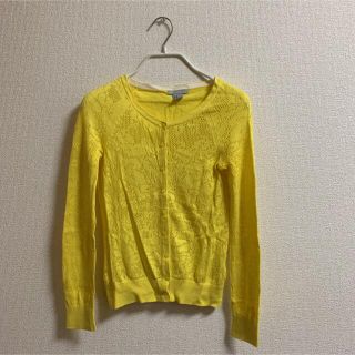 エイチアンドエム(H&M)の♡春〜イエローカーディガン♡黄色(カーディガン)