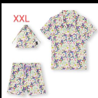 ジーユー(GU)のGU 蜷川実花 コラボ パジャマ XXL 新品未使用タグ付き(パジャマ)