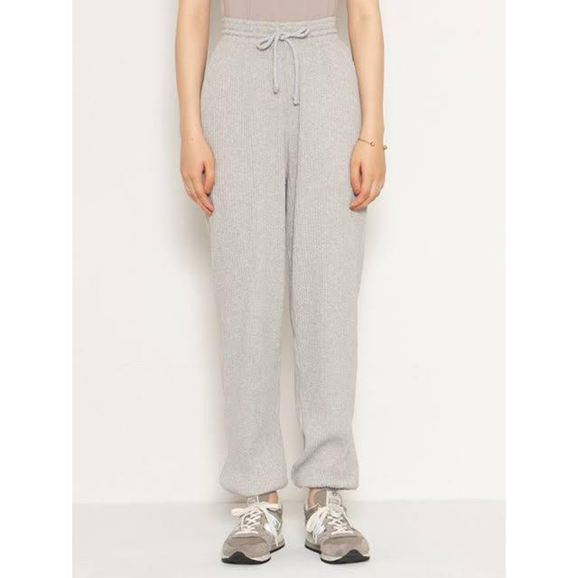 EDIT.FOR LULU(エディットフォールル)のBaserange Basic sweatpants in grey リブパンツ レディースのパンツ(カジュアルパンツ)の商品写真