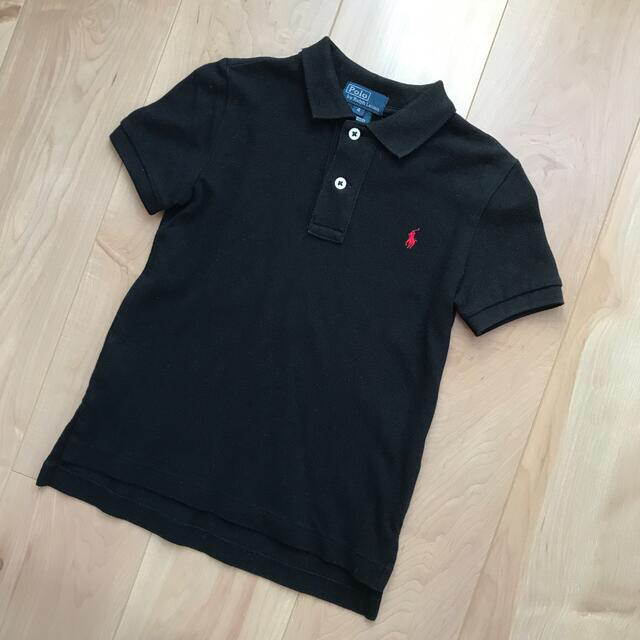 POLO RALPH LAUREN(ポロラルフローレン)のポロラルフローレン 半袖ポロシャツ 黒 4T 110 キッズ/ベビー/マタニティのキッズ服男の子用(90cm~)(Tシャツ/カットソー)の商品写真