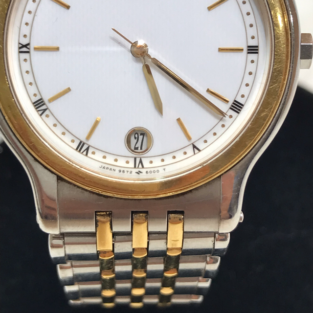 SEIKO - RR222 セイコー クレドール 9752-6000 MEN ホワイト SEIKO - RR222 セイコー クレドール 9752-6000 MEN ホワイト