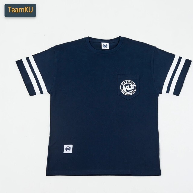 ⑭ TeamKU Original Pocket T-shirt Navy