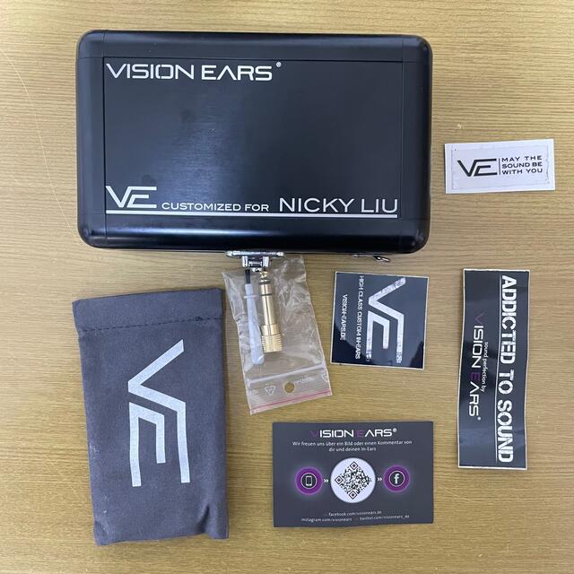 値下げ不可　VISION EARS ve3 ユニバーサルモデル化 スマホ/家電/カメラのオーディオ機器(ヘッドフォン/イヤフォン)の商品写真