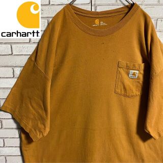 カーハート(carhartt)の90s 古着 カーハート 2XL ロゴタグ ポケット ビッグシルエット ゆるだぼ(Tシャツ/カットソー(半袖/袖なし))