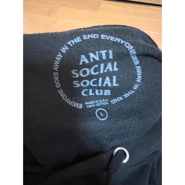 ANTI SOCIAL SOCIAL CLUB(アンチソーシャルソーシャルクラブ)の希少！！アンチソーシャルソーシャルクラブパーカー ショップ限定 メンズのトップス(パーカー)の商品写真