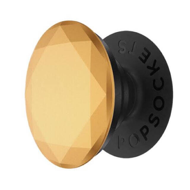 pop sockets ポップソケッツ メタルシルバー スマホグリップ スマホ/家電/カメラのスマホアクセサリー(その他)の商品写真