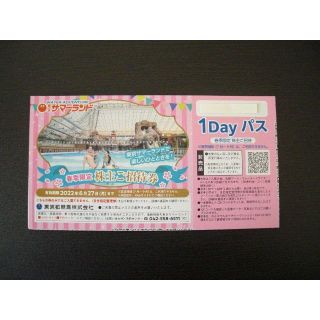 東京サマーランド 株主優待券 8枚セット(その他)