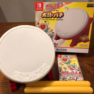 ニンテンドースイッチ(Nintendo Switch)の太鼓の達人 Switchば～じょん！ ＋太鼓とバチ専用コントローラー(家庭用ゲームソフト)