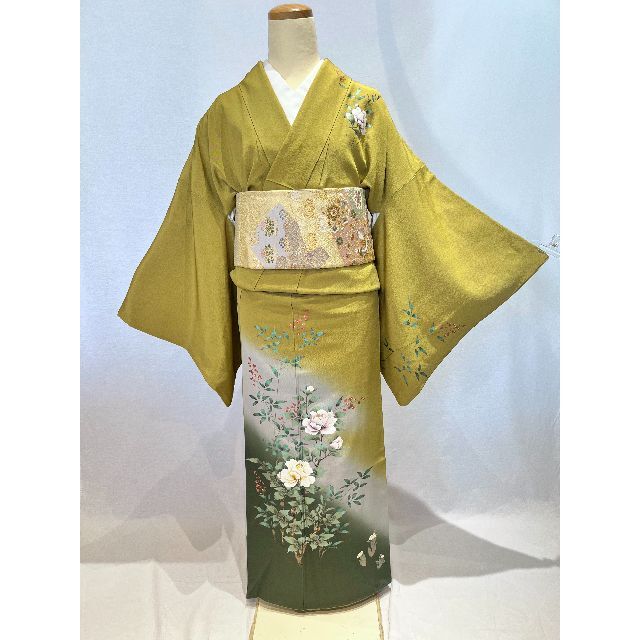 2093 草花文様 訪問着 袷単品