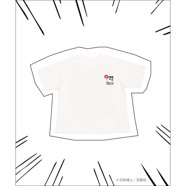 3COINS(スリーコインズ)のASOKO クレヨンしんちゃん　白　Tシャツ レディースのトップス(Tシャツ(半袖/袖なし))の商品写真