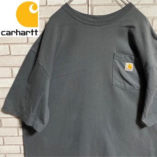 カーハート(carhartt)の90s 古着 カーハート XL ロゴタグ ポケット ビッグシルエット ゆるだぼ(Tシャツ/カットソー(半袖/袖なし))