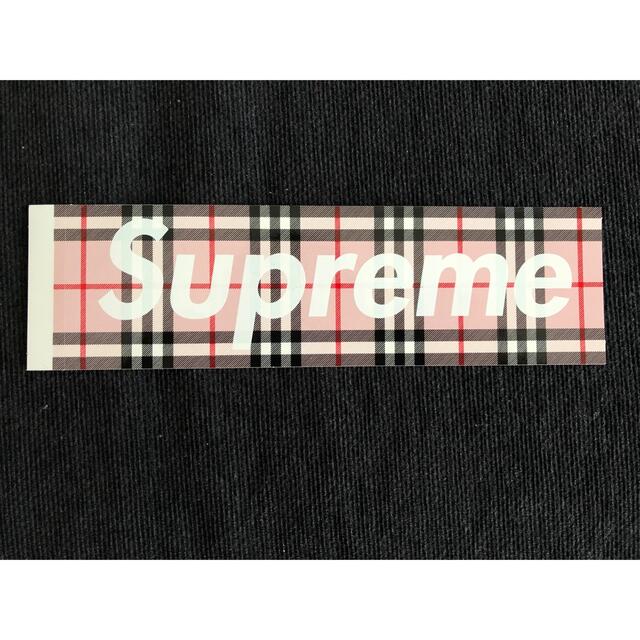 Supreme(シュプリーム)のSupreme Burberry Beige ステッカー メンズのメンズ その他(その他)の商品写真