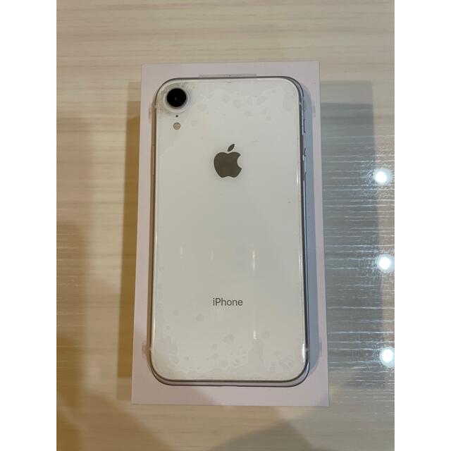 美品★iPhone XR White 64 GB （付属品、ケース付）iPhoneX