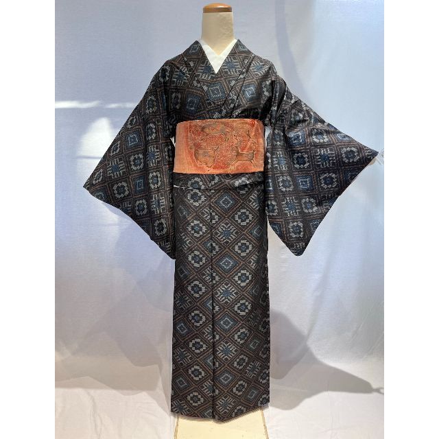 2100 染め大島小紋-