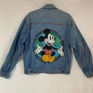 ディズニー(Disney)の90s MICKEY＆CO. /ミッキー デニム ジャケット /ディズニー(Gジャン/デニムジャケット)