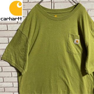 カーハート(carhartt)の90s 古着 カーハート XL ロゴタグ ポケット ビッグシルエット ゆるだぼ(Tシャツ/カットソー(半袖/袖なし))