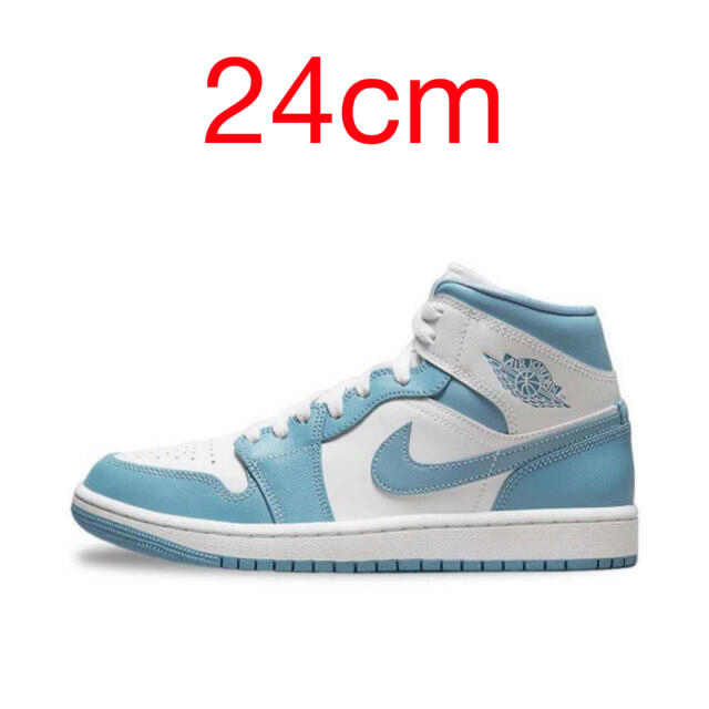 WMNS Air Jordan 1 Mid University Blue靴/シューズ - スニーカー