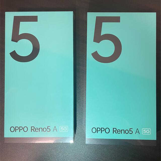 【未開封】OPPO Reno5 A eSIM A103OP シルバーブラック2台