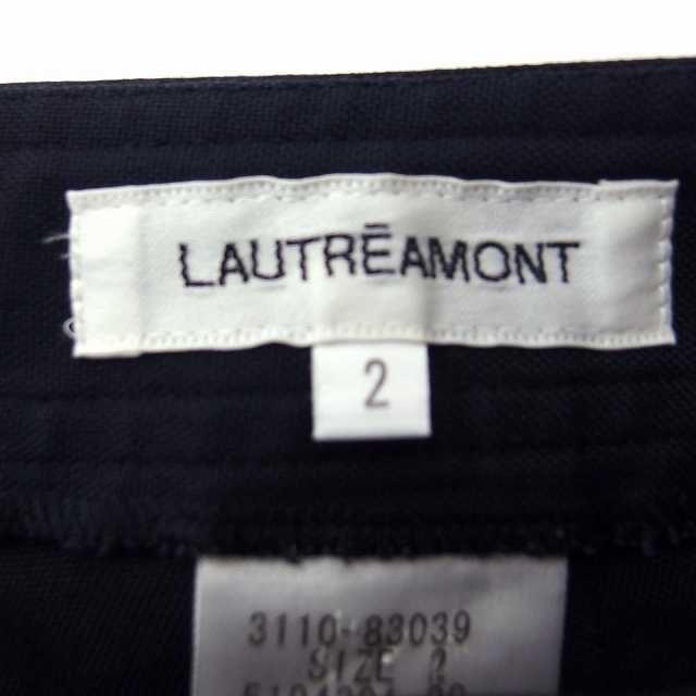 LAUTREAMONT(ロートレアモン)のロートレアモン LAUTREAMONT ストレッチ パンツ センターシーム 無地 レディースのパンツ(その他)の商品写真