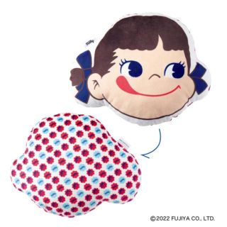 フジヤ(不二家)のmini ミニ 2022年 4月号 【付録】 ペコちゃん ふわふわクッション(クッション)