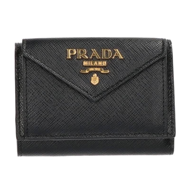 プラダ 1MH021 サファリアーノ三つ折り財布