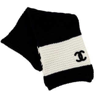 CHANEL - 美品 シャネル ココマーク カシミヤ ローゲージニット