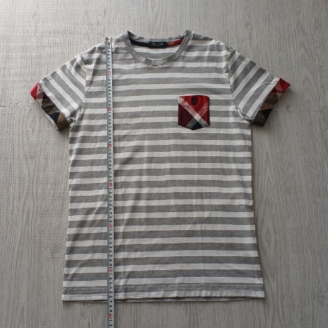 BLACK LABEL CRESTBRIDGE(ブラックレーベルクレストブリッジ)のブラックレーベルクレストブリッジ 　ボーダー　半袖Tシャツ メンズのトップス(Tシャツ/カットソー(半袖/袖なし))の商品写真
