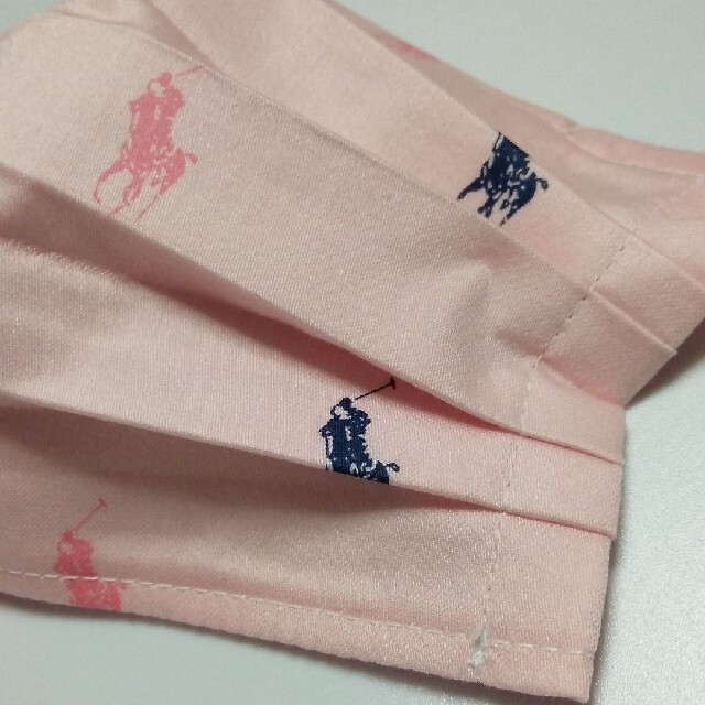 Ralph Lauren(ラルフローレン)のマスクカバー・インナーマスク(ピンク2RL) ハンドメイドのファッション小物(その他)の商品写真