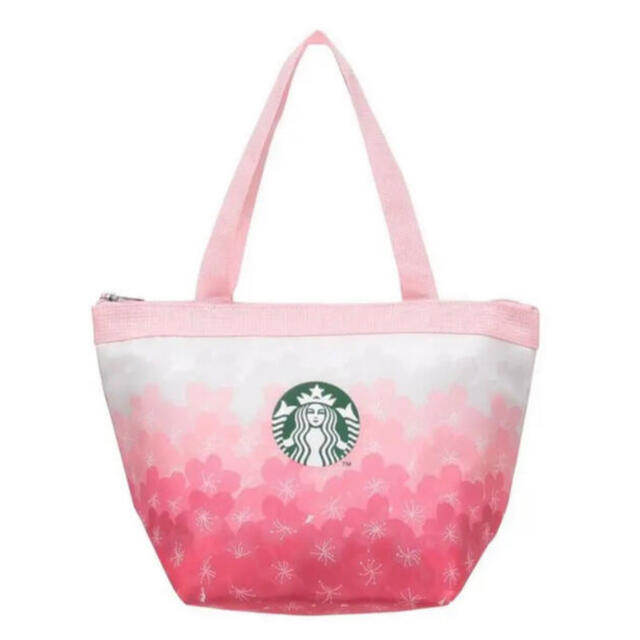 Starbucks Coffee(スターバックスコーヒー)のスタバ　桜　保冷バック　2022 レディースのバッグ(トートバッグ)の商品写真