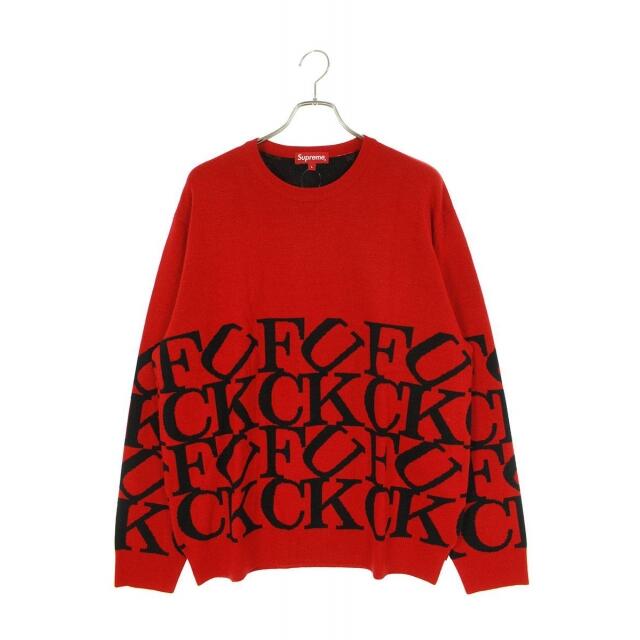 シュプリーム 20AW Fuck Sweater ファックセーターニット L