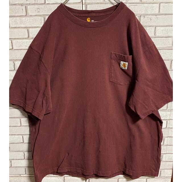 carhartt(カーハート)の90s 古着 カーハート 2XL ロゴタグ ポケット ビッグシルエット ゆるだぼ メンズのトップス(Tシャツ/カットソー(半袖/袖なし))の商品写真