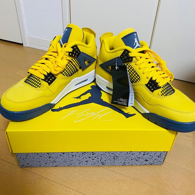 Nike Air Jordan 4 Tour Yellow 26cm