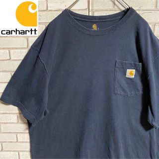 カーハート(carhartt)の90s 古着 カーハート L ロゴタグ ポケット ビッグシルエット ゆるだぼ(Tシャツ/カットソー(半袖/袖なし))