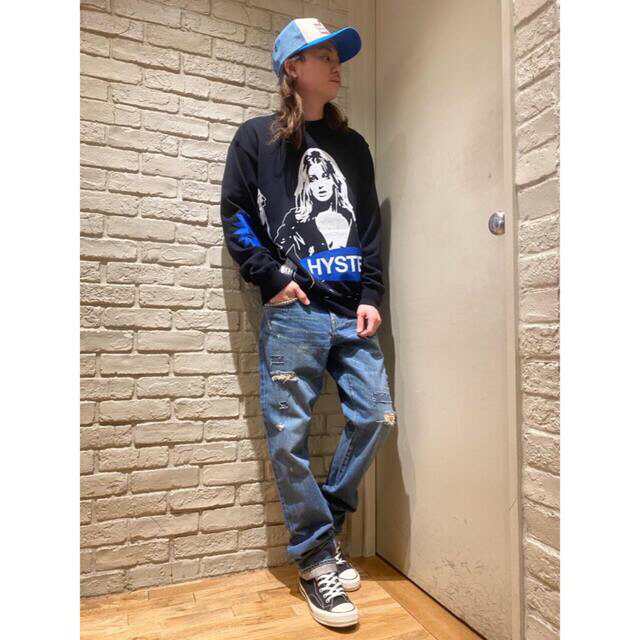HYSTERIC GLAMOUR - BLACK LEATHER WOMAN プルオーバーの通販 by モモ