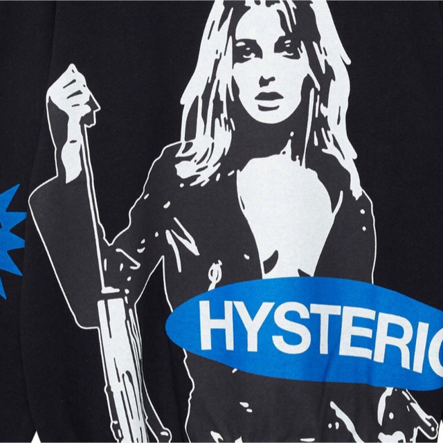 HYSTERIC GLAMOUR(ヒステリックグラマー)のBLACK LEATHER WOMAN プルオーバー メンズのトップス(ニット/セーター)の商品写真