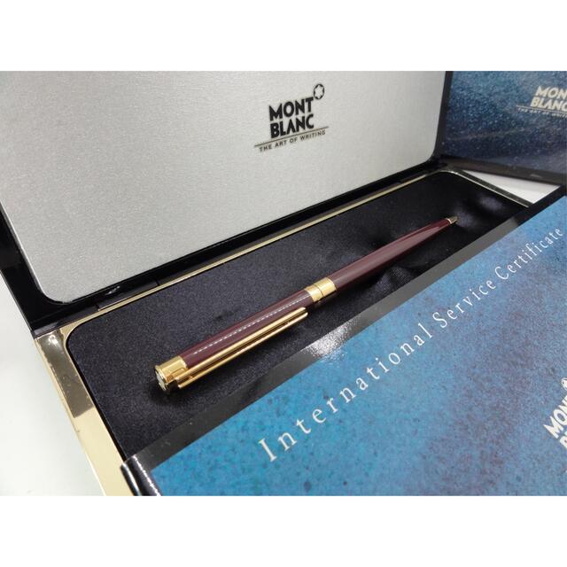 MONTBLANC(モンブラン)の絶版入手困難な非常にレアな後期型逸品ノブレスエレガンスボルドーカラー★モンブラン インテリア/住まい/日用品の文房具(ペン/マーカー)の商品写真