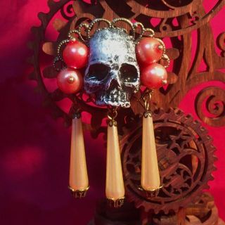 ブローチ「Vanitas 2」(コサージュ/ブローチ)