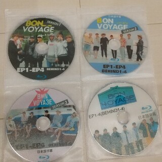 ボウダンショウネンダン(防弾少年団(BTS))のBONVOYAGEﾎﾞﾝﾎﾞﾔｰｼﾞｭSEASON1~4全話Blu-ray計8枚(K-POP/アジア)