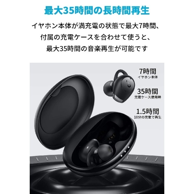 Anker Soundcore Life A2 NC【新品未開封】 スマホ/家電/カメラのオーディオ機器(ヘッドフォン/イヤフォン)の商品写真