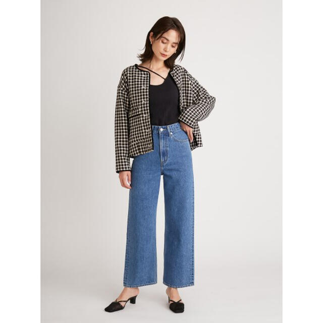 SNIDEL(スナイデル)の【SNIDEL/Levi's®】ハイルーズデニム(レングス27) メンズのパンツ(デニム/ジーンズ)の商品写真