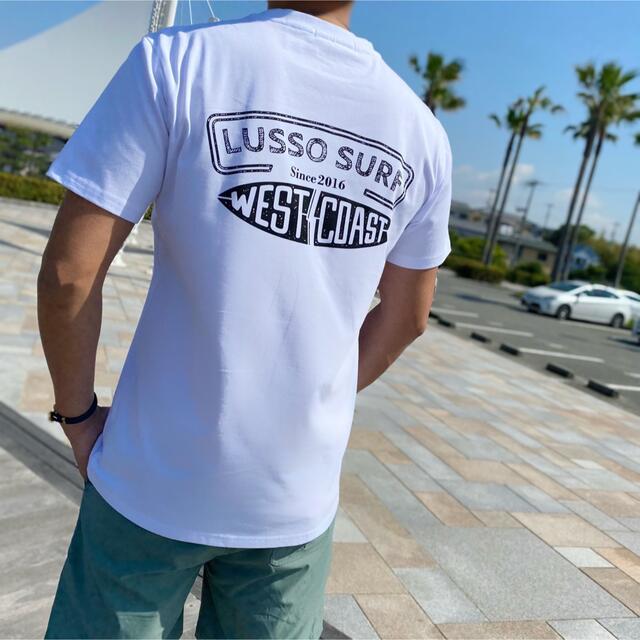 Deus ex Machina(デウスエクスマキナ)の雑誌掲載☆LUSSO SURF ウェストコーストTシャツ　Mサイズ☆RVCA メンズのトップス(Tシャツ/カットソー(半袖/袖なし))の商品写真